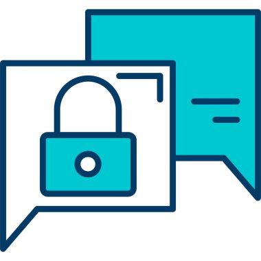 Güvenli kilit vektör illüstrasyonu