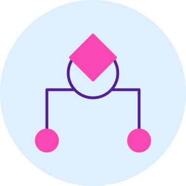 Modern bir simgenin vektör illüstrasyonu