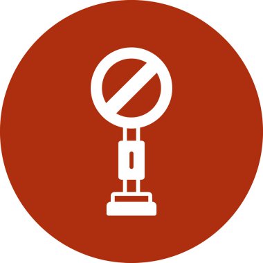 Hiç Sigara İçilmez işareti, vektör çizim