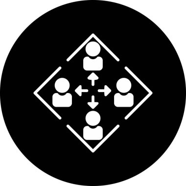 Seo simgesinin vektör illüstrasyonu