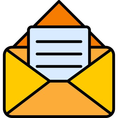 zarf e- posta sembolü doldurulmuş özet biçimi