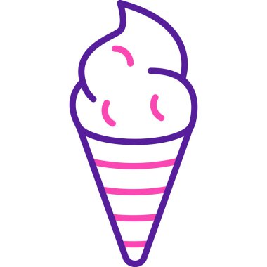 Dondurma külahı. Basit tasarım