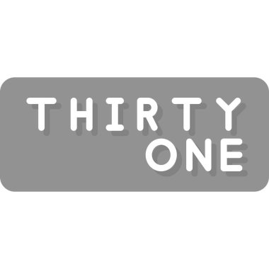 34 numaralı etiket simgesi tasarım vektörü illüstrasyonu