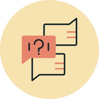 Mesaj var. Web simgesi basit illüstrasyon