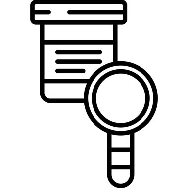 Arama simgesi vektör illüstrasyonu