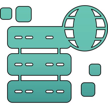 veritabanı ağ sunucu simgesi