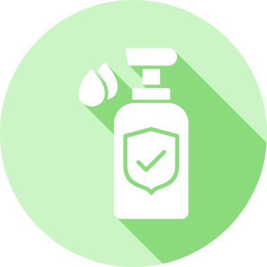 Parfüm ikonunun vektör illüstrasyonu