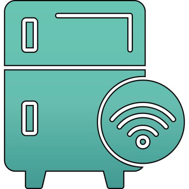 Wifi simgesi, vektör illüstrasyonu