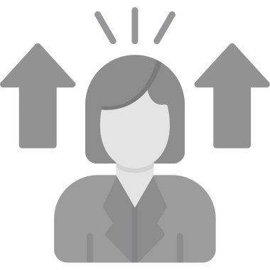 grafiği olan iş adamı