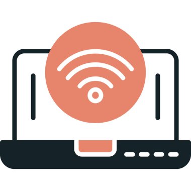 WiFi renkli vektör simgesi