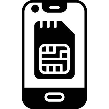 bir kredi kartı simgesi ile akıllı telefon, siyah stil