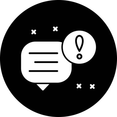 ileti simgesi, vektör illüstrasyonu