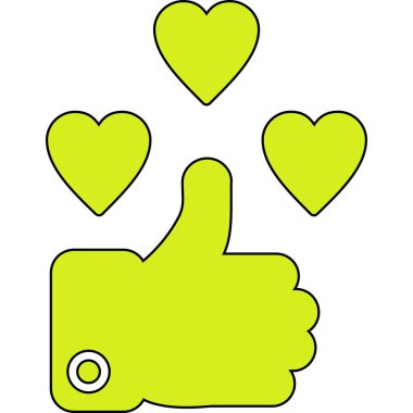 Gibi. Web simgesi basit illüstrasyon