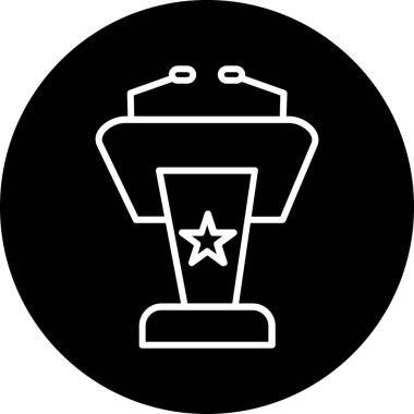 Modern otomatik simgenin vektör illüstrasyonu