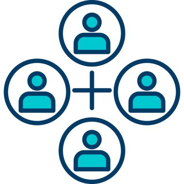 ağ bağlantısı. Basit resimleme