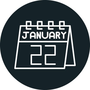 takvim işareti tasarım vektörü