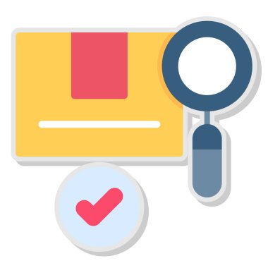 belge simgesi vektör illüstrasyonu