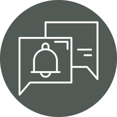 ileti ikonu vektör illüstrasyonu