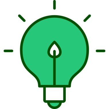 Fikir ikonu. Basit vektör illüstrasyonu