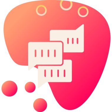 konuşma balonu ikonu vektör illüstrasyon tasarımı