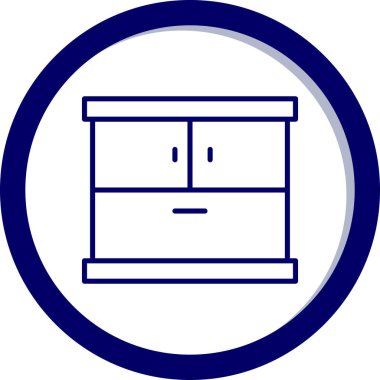 Bir pencere simgesinin vektör illüstrasyonu