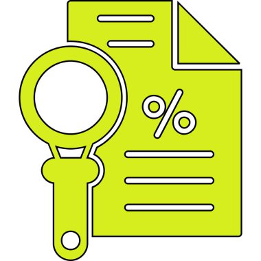 Büyütme cam simgesi vektör illüstrasyonu