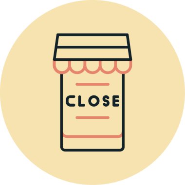 dükkan simgesi modern vektör illüstrasyonu