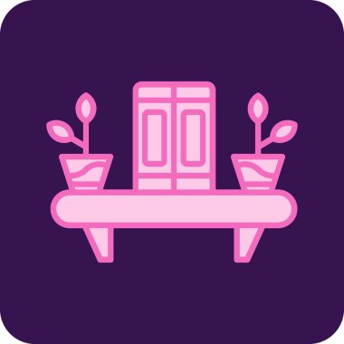 Modern bir simgenin vektör illüstrasyonu