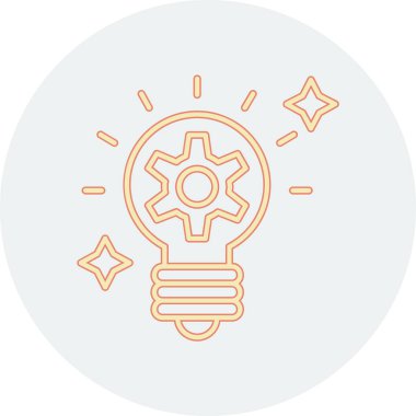 ampul simgesi vektör illüstrasyonu