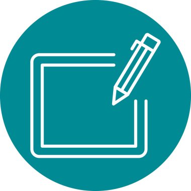 kalem simgesinin vektör illüstrasyonu