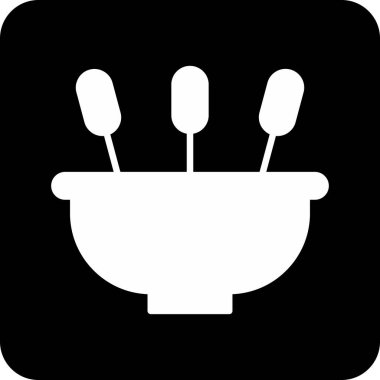 Gıda simgesinin vektör illüstrasyonu