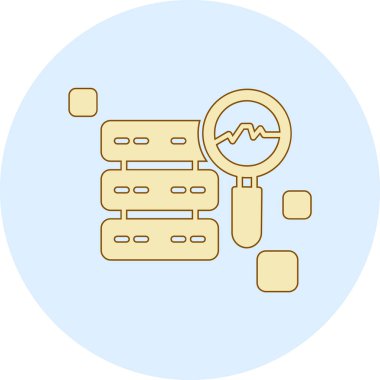 veri depolama. Web simgesi basit tasarım