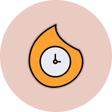 Alarm saat vektör simgesi