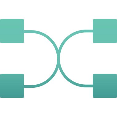 Modern b 'nin vektör illüstrasyonu müzik çalıcısının simgesinden yoksundur