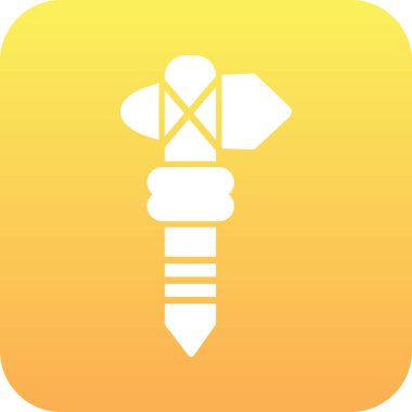 Benzersiz çekiç vektör simgesi