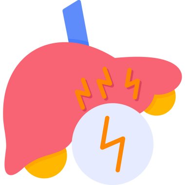 İnsan vücudu organı, ağ basit simgesi