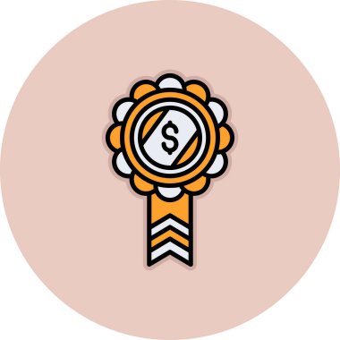 İşaretli çiçek vektör simgesi