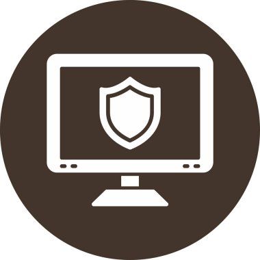 bilgisayar vektör çizgisi simgesi