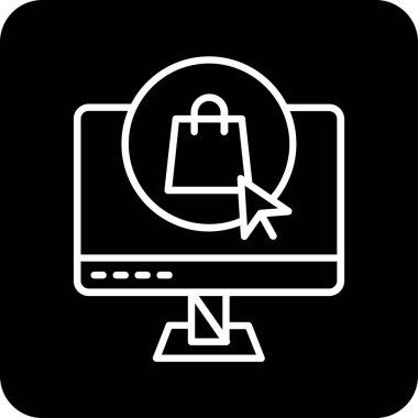 Bilgisayar Kilidi simgesi, vektör illüstrasyonu