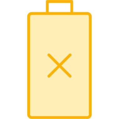 Oklu bataryanın basit vektör illüstrasyonu