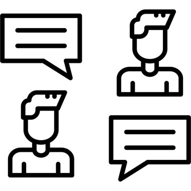 tartışma sohbet simgesi