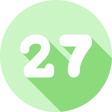 7 numaralı simge sembolü tasarımı