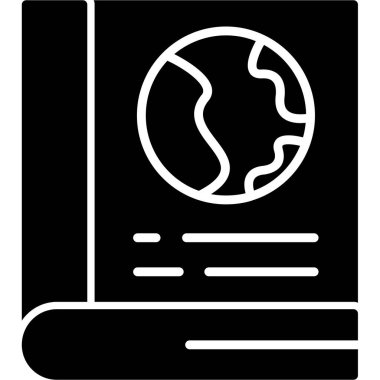 Küre. Web simgesi basit illüstrasyon