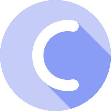 Bozuk para simgesi düz biçimli