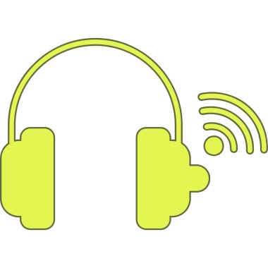 Müzik konsepti. düz tasarım biçimi.