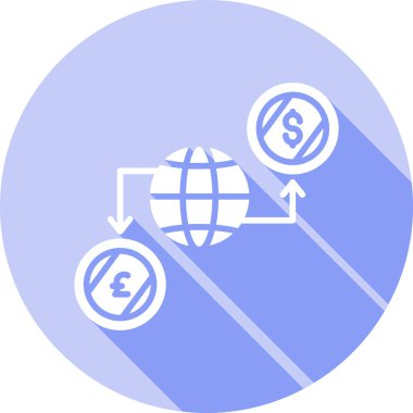 Küresel iş vektör simgesi