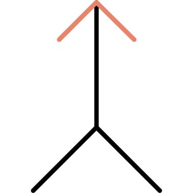 Modern müziğin vektör illüstrasyonu ve eksik müzik simgesi