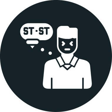 İnsan simgesinin vektör illüstrasyonu