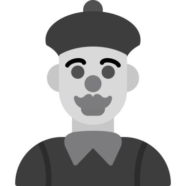 avatar erkek simgesi düz stil