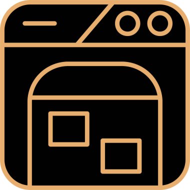 seo modern simgesinin vektör illüstrasyonu